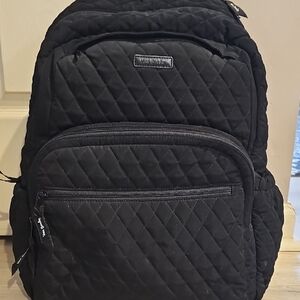 Vera Bradley Black Quilted Backpack